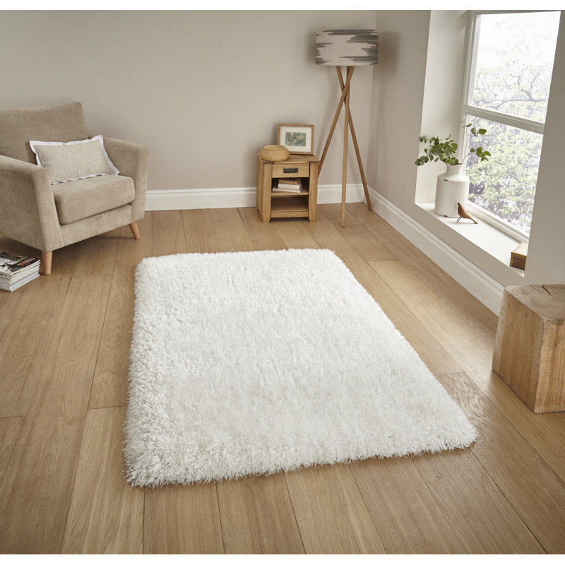 Hetzel area rug Hand Tufted Rectangle Red, Ivory, Rectangle 60 x 120 cm