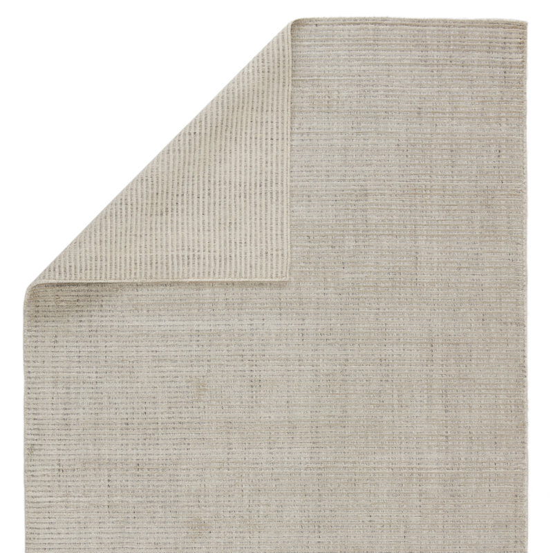 Tapis ivoire tissé à la main Elroy, Rectangle 5 pi x 8 pi