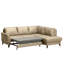 Migues Leather Corner Sofa with Sleeping Function and Storage-1251999393-1251999398