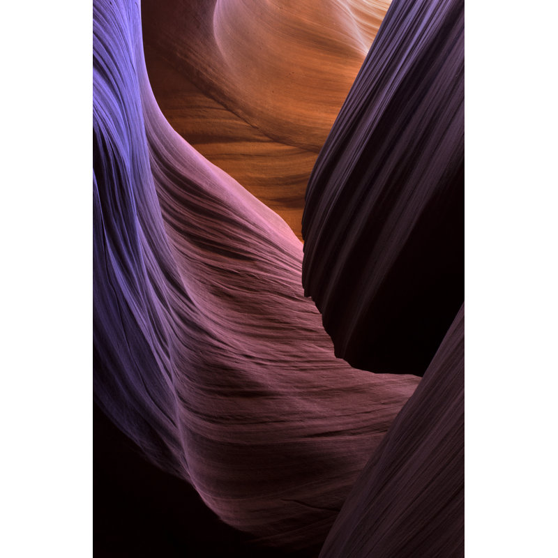Lower Antelope Canyon Abstract by Justinreznick - Wrapped Canvas Print, 91cm H x 61cm W
