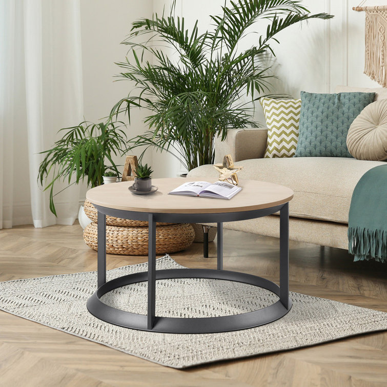 Small Accent Table with Engineered Wood Top