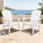 Dareona Pakkdiarie Set of 8 HDPE Stackable Adirondack Chairs with Cup Holders, All-Weather Outdoor Patio Chairs-1803586827-1802343052