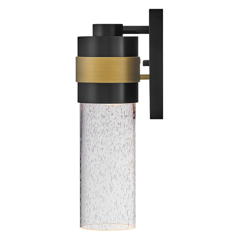 Ryalson Small Outdoor Dark Sky Wall Mount Lantern, 12.75" H x 4.75" W x 5" D