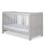 Pembrey Cot Bed and Fibre Mattress - Ash Grey & White-101462980