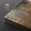 «Dark Brown Blue Pastel Strokes», reproduction sur toile 2 pièces-87607347-87607348-119400500