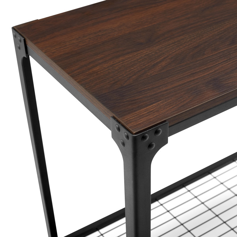 Merideth 44'' Console Table, Dark Walnut