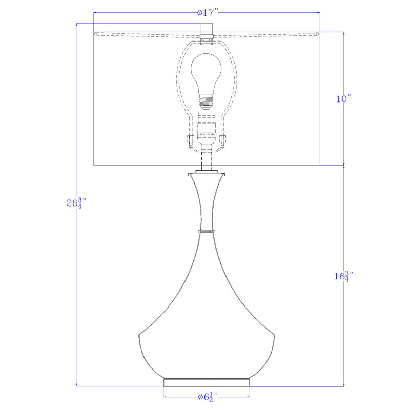 Lampe de table martelée à la main, 68 cm de hauteur, fini laiton antique