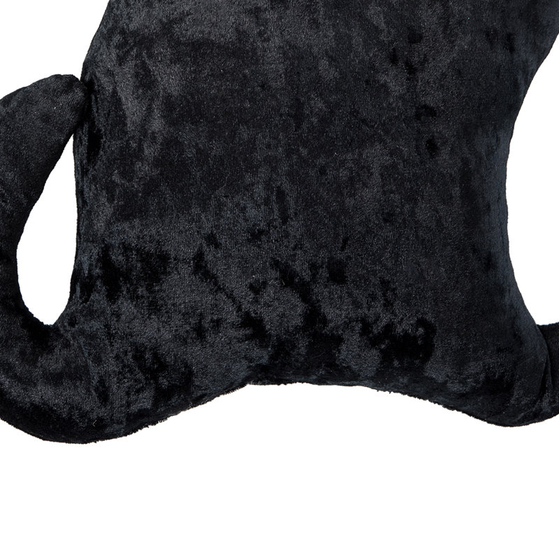 16.5" x 12.5" Shaped Cat Throw Pillow