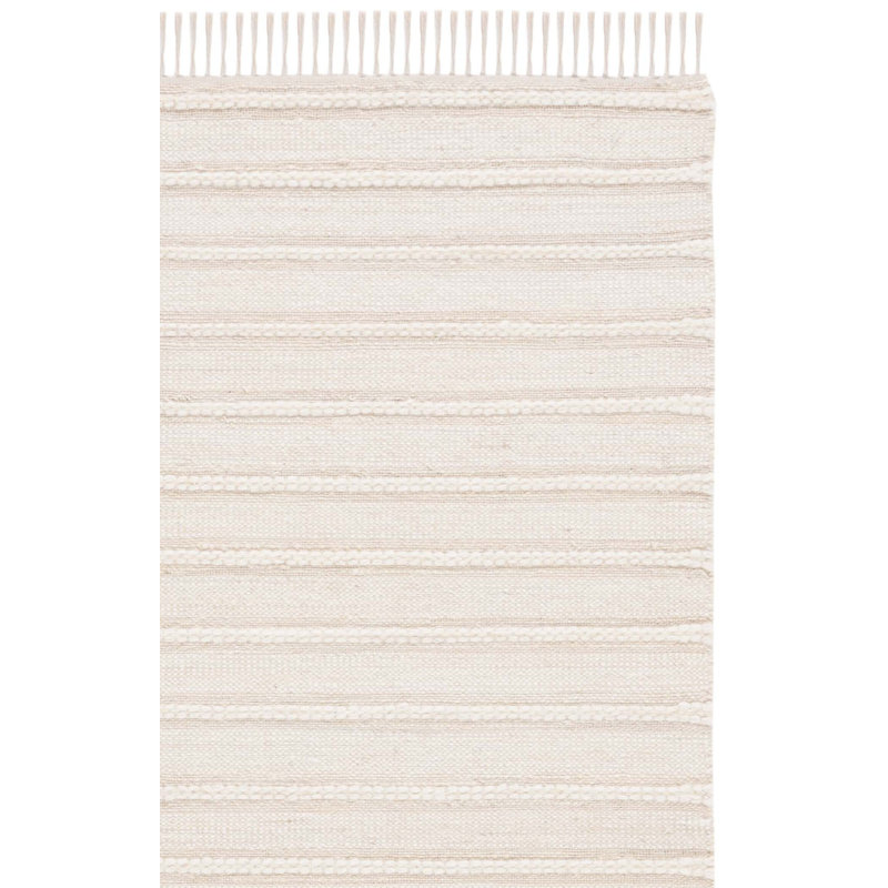 Tanyla Hand Woven Jute, Wool Striped Rug, Runner 2'3" x 8'