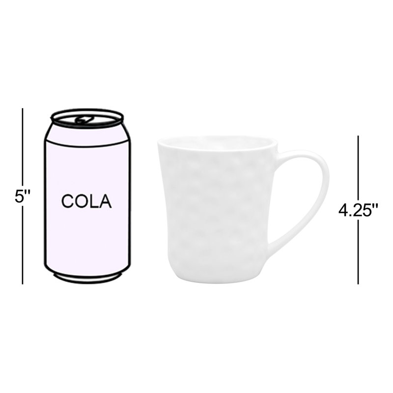 Red Vanilla Marble 12 oz. Coffee Mug