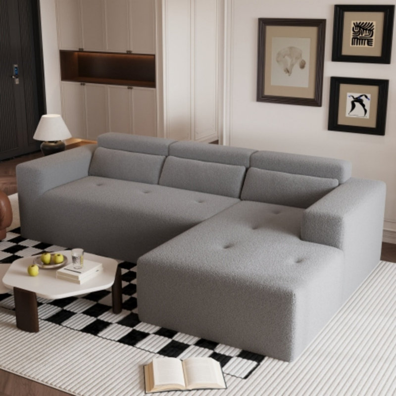 Canapé modulaire Boneless, Blanc