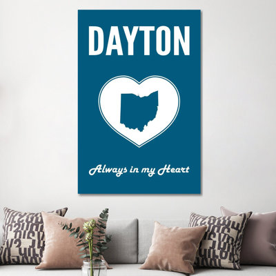 Dayton - Always In My Heart by Benton Park Prints - Wrapped Canvas Gallery-Wrapped Canvas Giclée