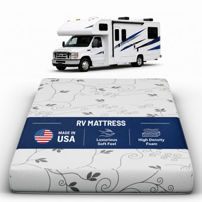 Remplacement de matelas en mousse haute densité 6 po pour camping-car, moyenne ferme, fourgonnettes de camping, grand