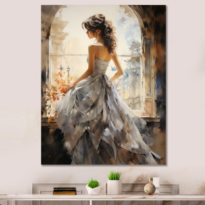 «Aztlan Fashion 1870S Victorian Portrait I», reproduction sur toile