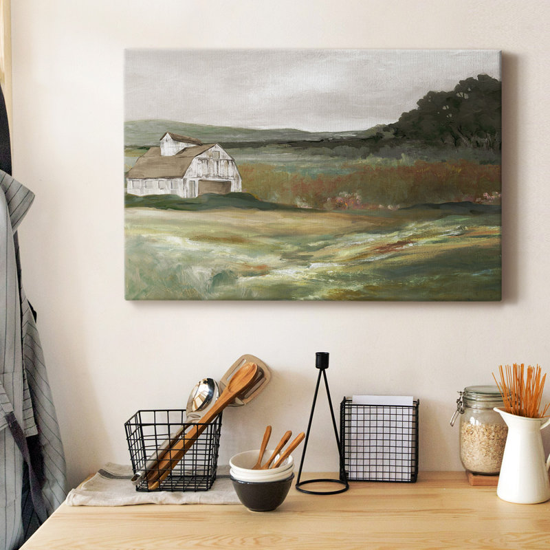 "Après-midi à la ferme" sur toile, H 24 po x l 36 po