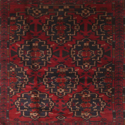 Tapis oriental rouge / noir