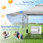 211'' W x 120'' D Metal Pop-Up Canopy-85826586