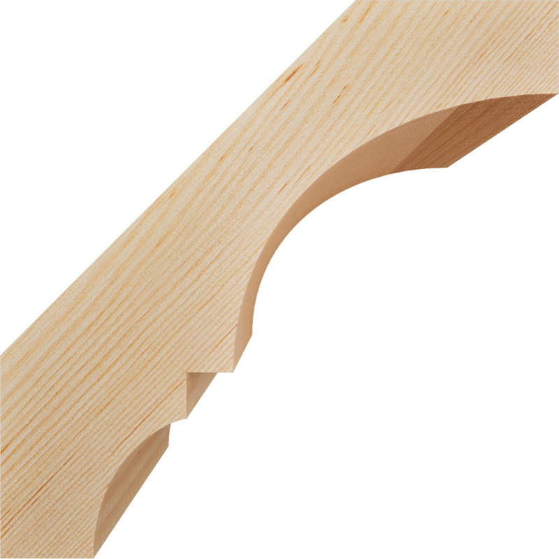 Genouillère Balboa, Sapin de Douglas, Lisse, H 10 po x l 5,5 po x P 10 po