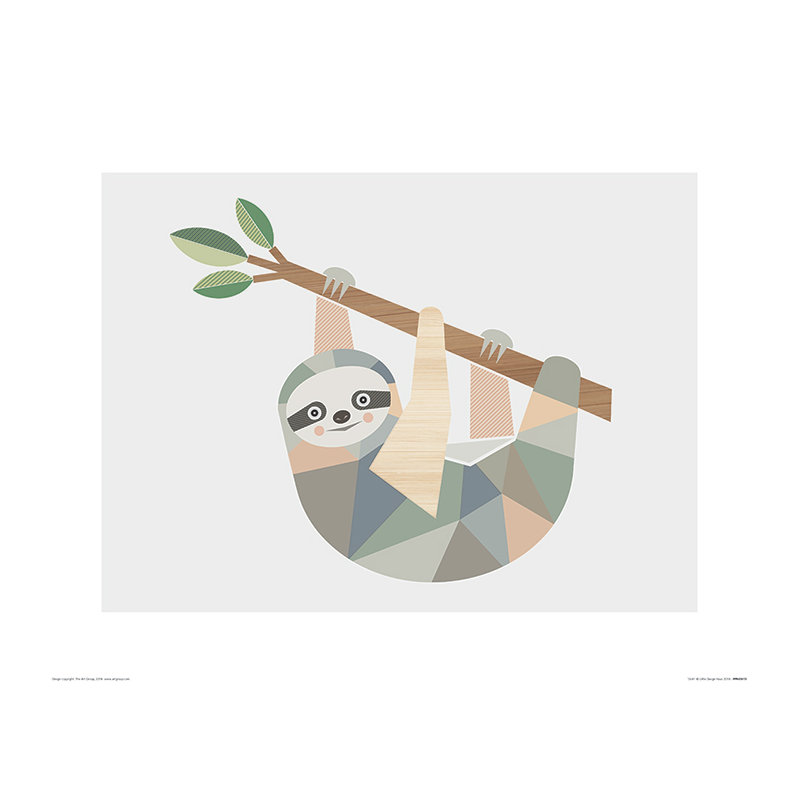 Sloth - Print on Canvas, Wrapped Canvas