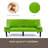 The 67-Inch PVC Multi-Functional Sofa Bed, With A Foldable And Cup Holder Design, Makes It Extremely Convenient To Turn The Living Room Into A Guest Room-1141368665