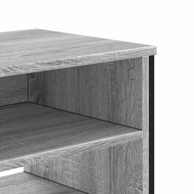 Andan Unfinished TV Stand, Grey Sonoma, 122cm