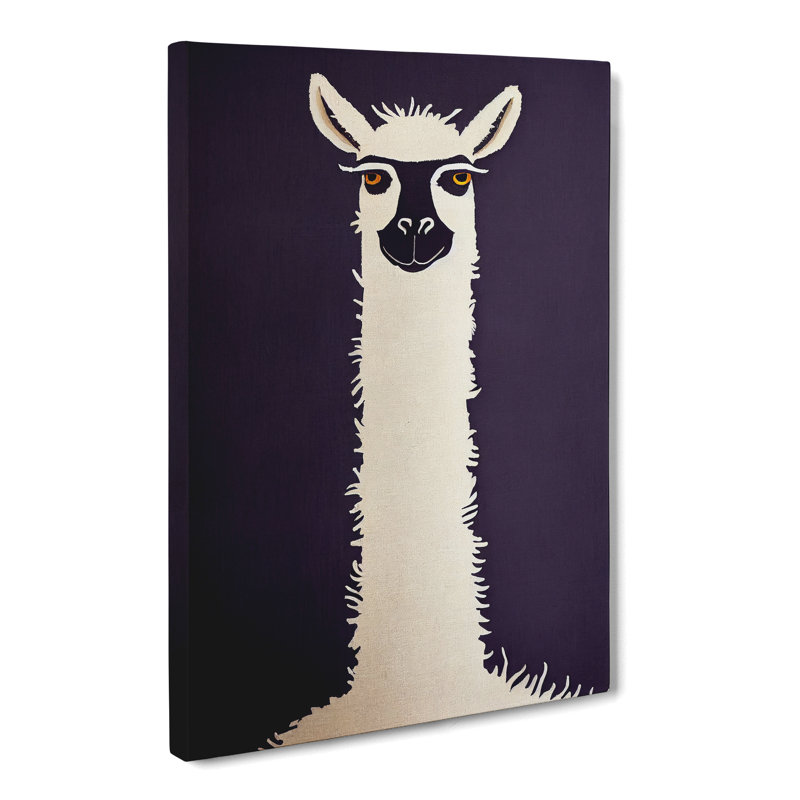 Llama Design Vol.2 - Wrapped Canvas, 76cm H x 50cm W x 3cm D