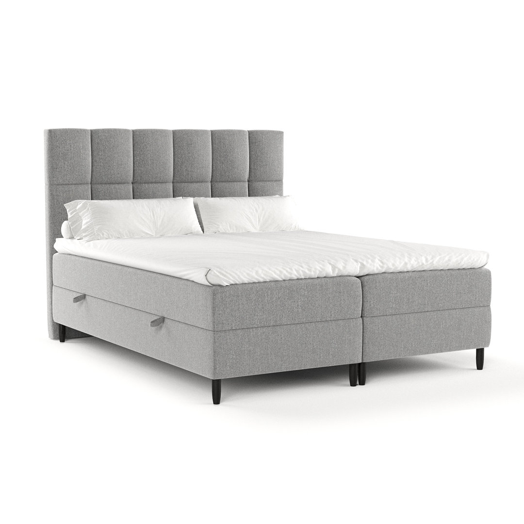 Hochwertiges Boxspringbett Anabelle mit Taschenmatratze