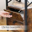 Brenn 38cm W Metal Bedside Table