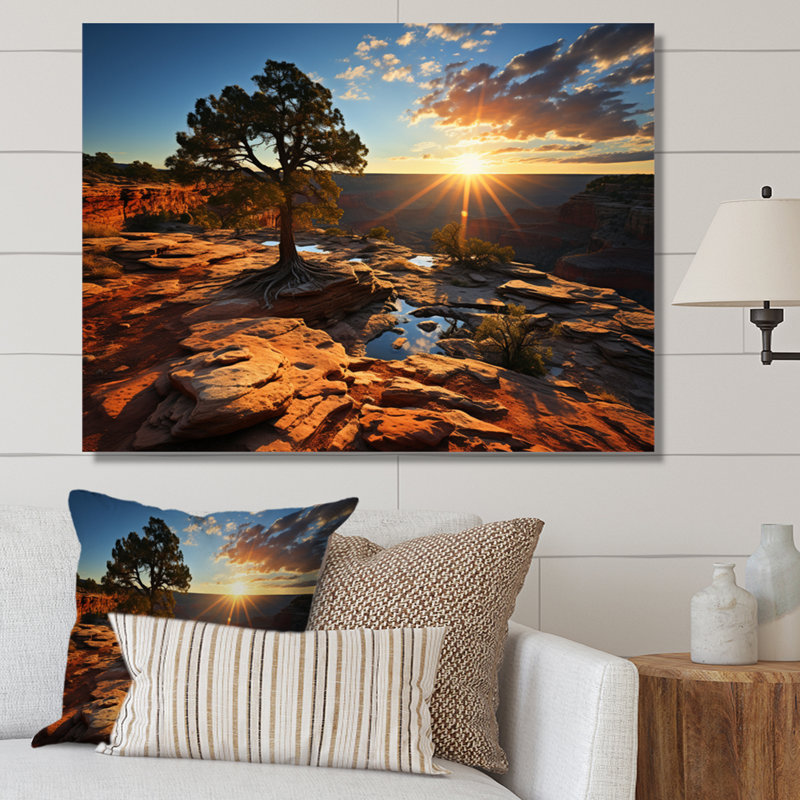 Canyon Rhapsody II - paysages, impressions sur toile, Toile tendue, H 30 po x l 40 po x P 1,5 po