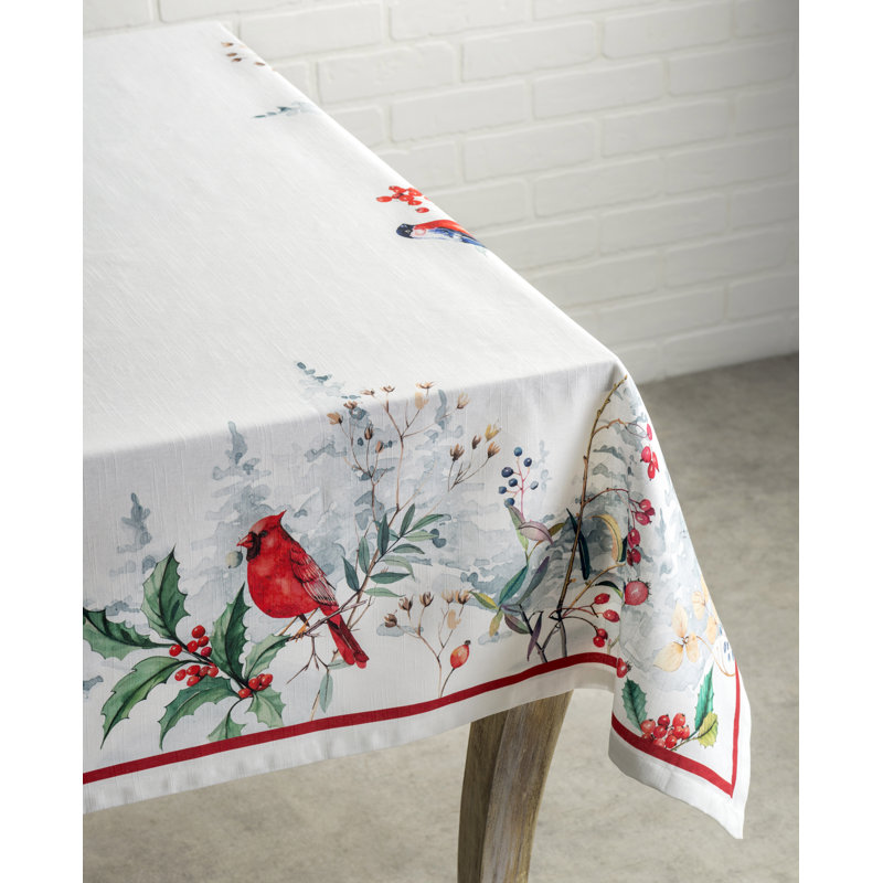 Floral 100% Cotton Tablecloth, 108" x 60", Floral 3