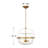 Natavius 4-Light Convertible Semi-Flush or Pendant in Brass-1783139587