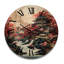 Asian Art Landscape - Asian Oversized Wood Wall Clock-1038098535