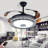 Vinco 42'' Bluetooth Ceiling Fan with LED Lights and Music Player