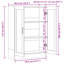 Ruark 115cm H x 82.5cm W Standard Bookcase-784368854