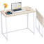 Cette petite table pliante convient aux petits espaces, est un bureau d'ordinateur / banc d'écriture peu encombrant et convient aux bureaux à domicile.