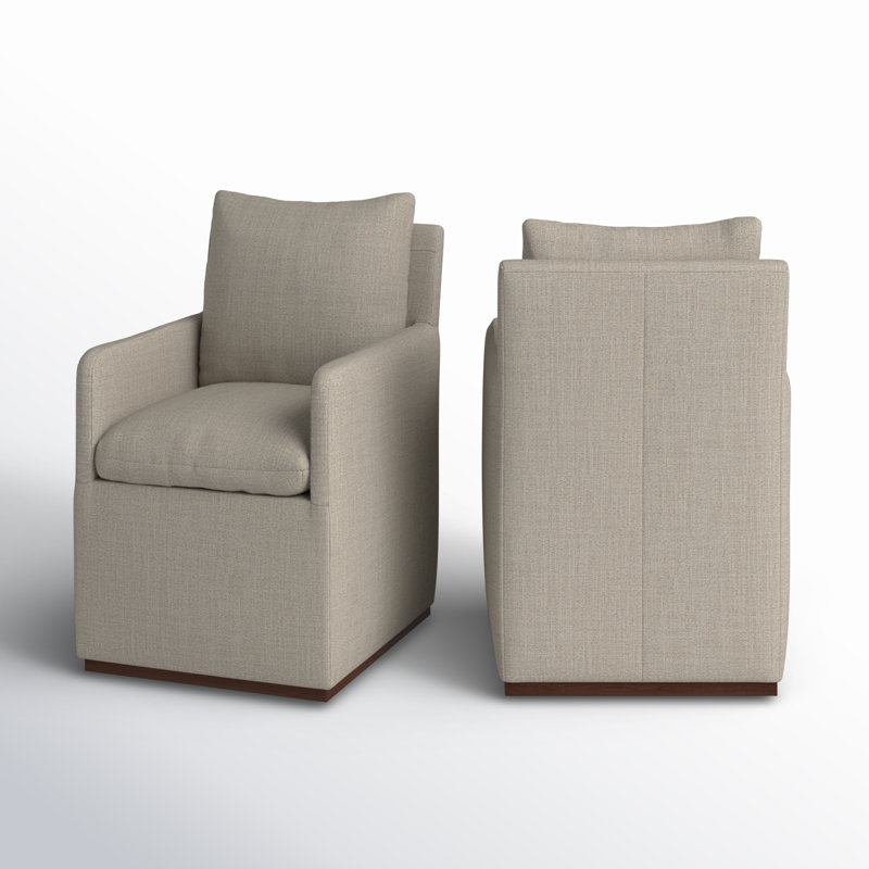 Fauteuil l 23,23 po avec roulettes Bobbi, Lin performance Effie