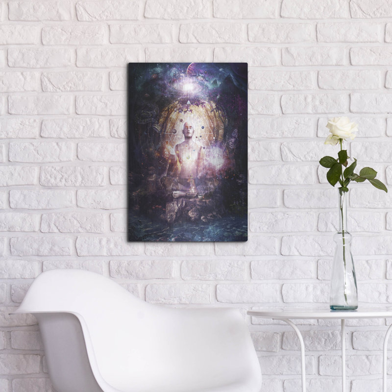 «Connecté à la source» par Cameron Gray, H 24 po x l 16 po