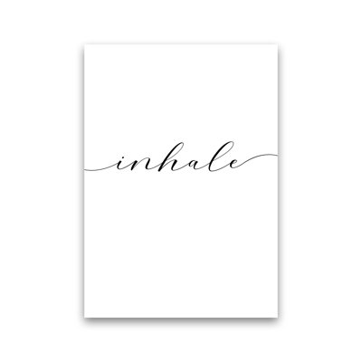 Inhale - Exhale 1/2 - Print