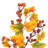 Silk Primrue Stems, Bushes, and Sprays Arrangement