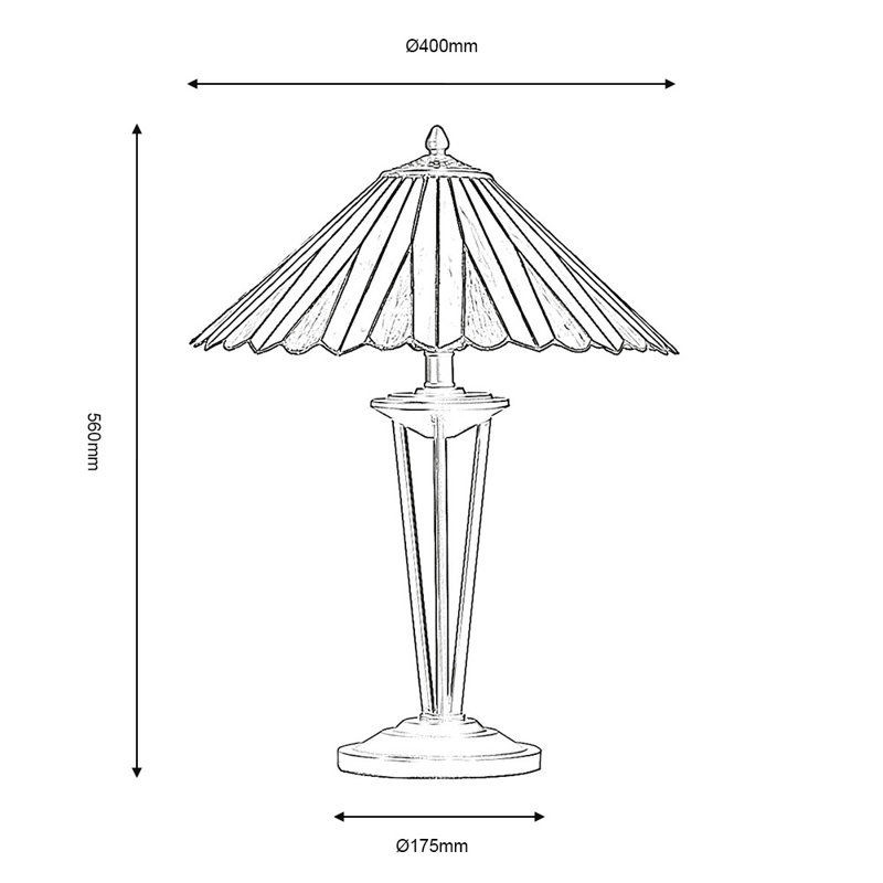 Edelare Metal Table Lamp