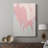 Blushing Abstract II -Custom Wrapped Gallery Cavas-2072047223