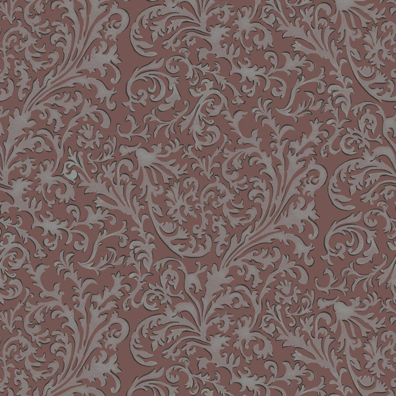 Florentine Vine - Crimson Wallpaper