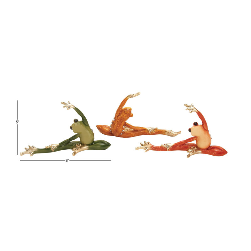 Ensemble de statue grenouille Peralta