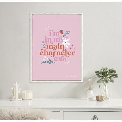«Main Personnage Era» par Leonora Jennifer of Yellow Heart, reproduction d'art sur toile encadrée