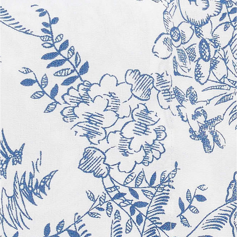 Tommy Bahama Printed Percale Cotton Sheet Set, King Sheet Set with 2 Pillowcases, Navy Pen and Ink