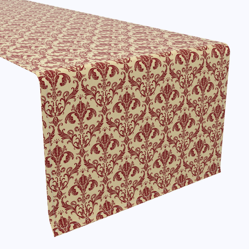 Table Runner, 100% Cotton, Floral 159, 72" x 16"