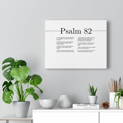 Arise, O God Psalm 82 1 Piece Wrapped Canvas Wall Art
