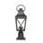 Outdoor Post Light,Lamp Post Light Fixture,Post Lantern With Pier Mount Base,Textured Black,Suitable For Gardens, Yards Or Entrances