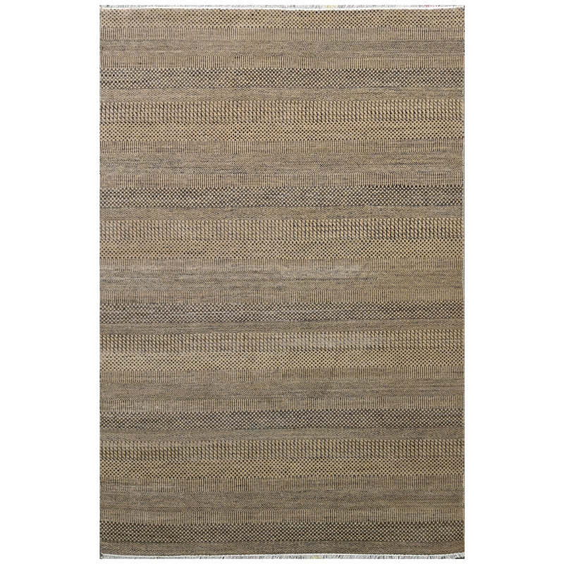 One-of-a-Kind Rectangle 6' X 9' Hand Knotted Area Rug