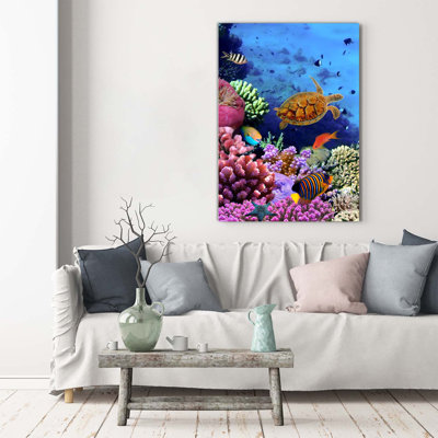 Coral Reef - Wrapped Canvas Print